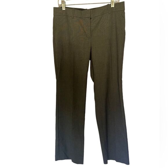 Ann Taylor Pants - Ann Taylor charcoal grey Devin women trousers pants tailored w/flare legs sz 6